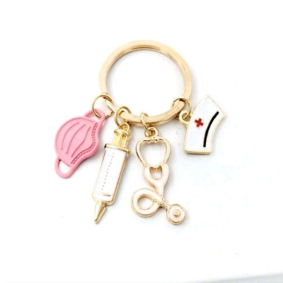 Nurse Charms Keychain - Picture 1 of 2